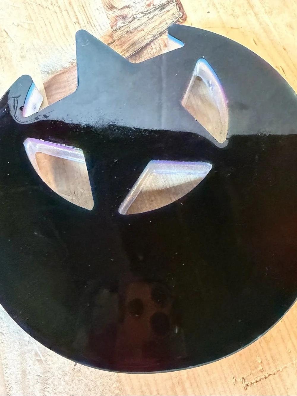 Celestial Galaxy Moon Resin Trinket Jewelry Dish